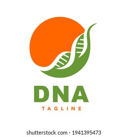 DNA Eco Genetic Logo Symbol