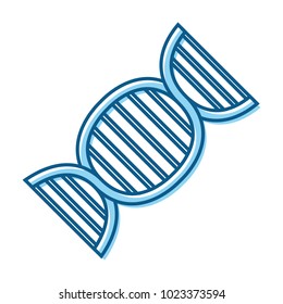 DNA flat icon
