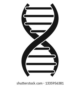 Dna formula icon. Simple illustration of dna formula vector icon for web design isolated on white background