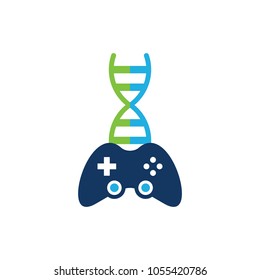 Dna Game Logo Icon Design