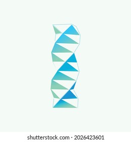 DNA gene Logo Template vector symbol illustration fit for a medical lab icon