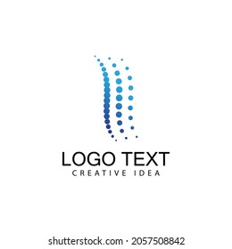 DNA gene Logo Template vector symbol illustration
