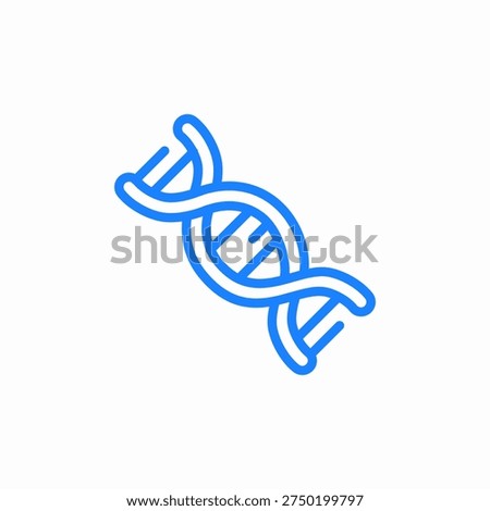 dna generic molecular icon sign vector