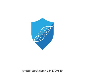 DNA genetic icon template