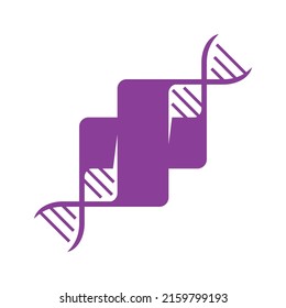 Dna Genetic Medical Cross Health Logo Icon Illustration Brand Identity