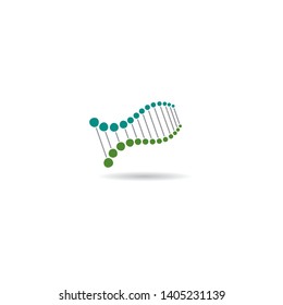 DNA, genetic sign, elements and icon illustration design 