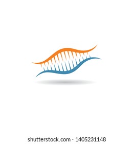 DNA, genetic sign, elements and icon illustration design 