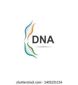 DNA, genetic sign, elements and icon illustration design 