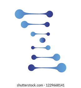 DNA, genetic sign, elements and icons collection