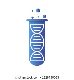DNA, genetic sign, elements and icons collection