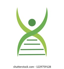 DNA, genetic sign, elements and icons collection