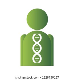 DNA, genetic sign, elements and icons collection