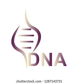 DNA, genetic sign, elements and icons collection