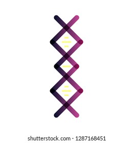 DNA, genetic sign, elements and icons collection