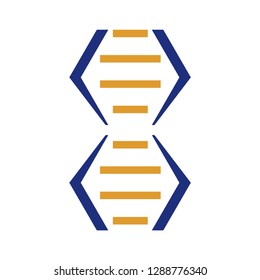 DNA, genetic sign, elements and icons collection