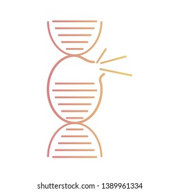 DNA, genetic sign, elements and icons collection