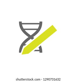 Dna, genetics icon. Element of Science experiment icon for mobile concept and web apps. Detailed Dna, genetics can be used for web and mobile
