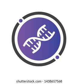 DNA Genetics Logo Creative Design Template