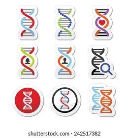 DNA, Genetik, Vektorsymbol