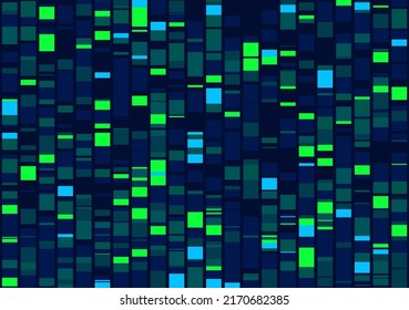 DNA Genomic Test, Genome Map. Big Data Visualization. Abstract Infographics Representation. Graphic Concept For Your Design