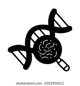 DNA germs vector icon which can easily modify or edit

