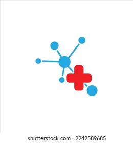 dna health medical icon vector 