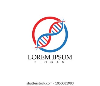DNA Health success care logo and symbols template

