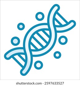 Dna Helix Icon Element For Design