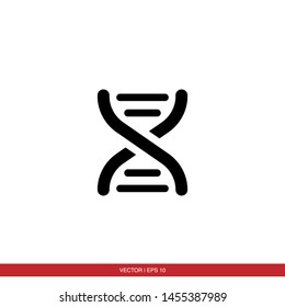 DNA Helix Icon Vector Illustration
