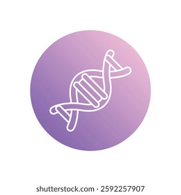 DNA Helix icon vector stock illustration