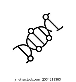 DNA Helix icons set five different style vector stock illustration