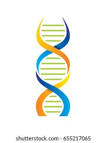 DNA Helix Logo Template