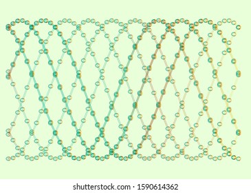 DNA helix on white background. Medical technologies concept.