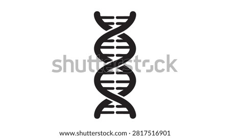 DNA helix structure symbol for medical science research