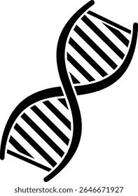 dna helix vetor silhueta arte e ilustração