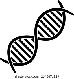 dna helix vetor silhueta arte e ilustração