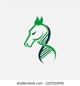 DNA Horse Logo