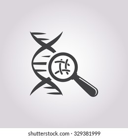 Dna icon. 