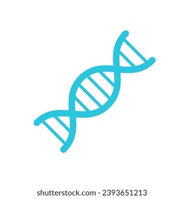 DNA-Symbol. Aus blauem Symbolsatz.