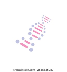 DNA icon design. microbiology structure sign and symbol.