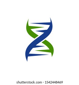 Dna icon design template. Trendy style, vector eps 10