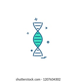 Dna icon design vector