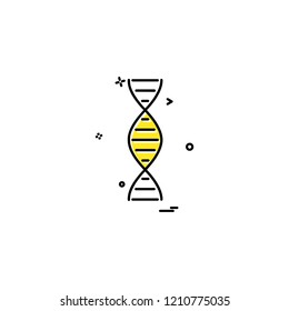 DNA icon design vector