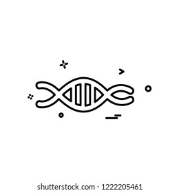 DNA icon design vector