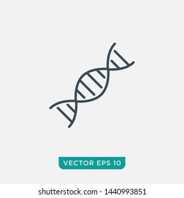 DNA Icon Design, Vector EPS10