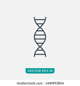 DNA Icon Design, Vector EPS10