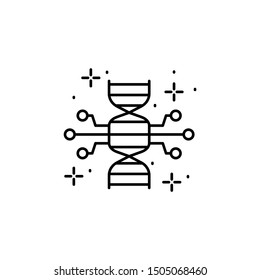 Dna icon. Element of artificial intelligence