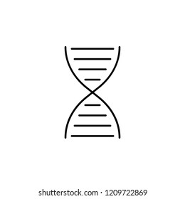 dna icon. Element of medicine for mobile concept and web apps icon. Thin line icon for website design and development, app development. Premium icon