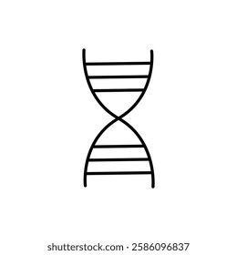DNA icon Flat fill set collection