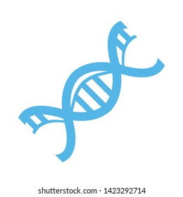 dna icon. flat illustration of dna vector icon for web